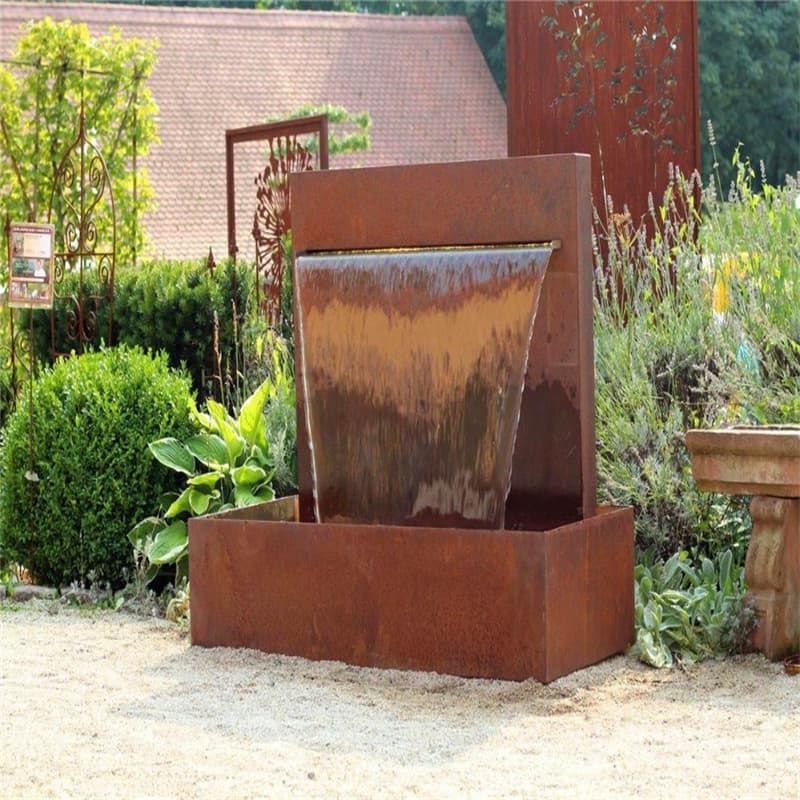 Environmentally Friendly Corten Water Fountain Wholesale